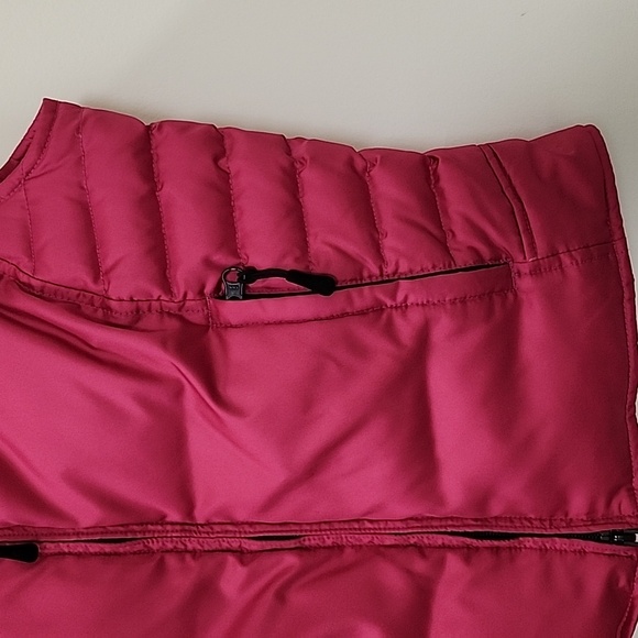 Ralph Lauren  Women's Puffer Pink Vest Thermal Insulation Size Medium - Picture 14 of 16
